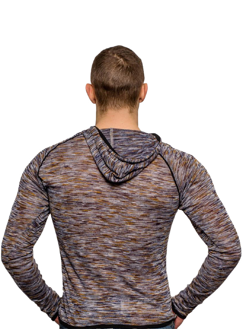 Undergear Ribbed Zipper Hooded Top